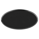 Framed Laserable Leatherette Name Badge - Oval - 3.00" x 1.50" - AndersonTrophy.com