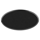 Framed Laserable Leatherette Name Badge - Oval - 3.00" x 1.50" - AndersonTrophy.com