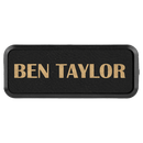 Framed Laserable Leatherette Name Badge - Rectangle - AndersonTrophy.com