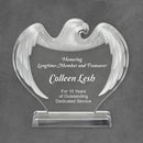 Frosted Eagle Acrylic Corporate Award - Clear - AndersonTrophy.com