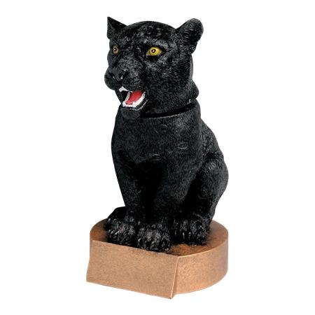 Full Color Panther Bobblehead Resin - AndersonTrophy.com