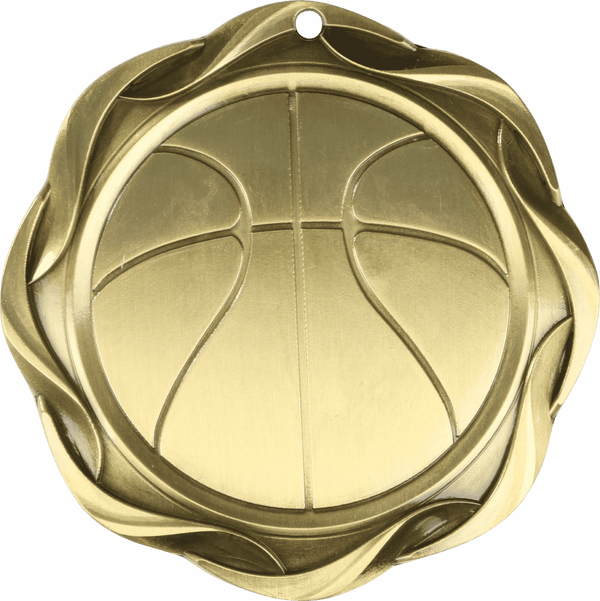 Fusion Basketball Themed Medal - AndersonTrophy.com