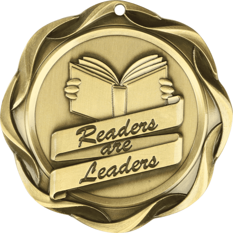 Fusion Readers are Leaders Themed Medal - AndersonTrophy.com