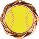 Fusion Softball Themed Medal - AndersonTrophy.com