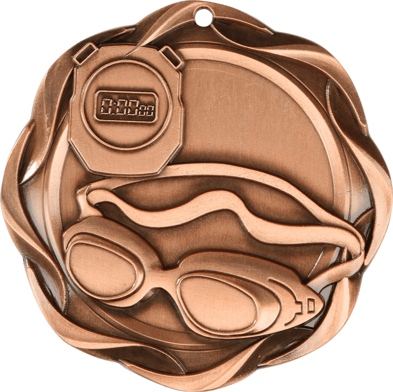 Fusion Swim Themed Medal - AndersonTrophy.com