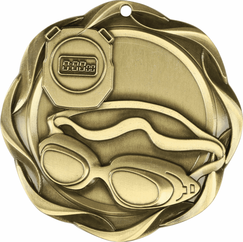 Fusion Swim Themed Medal - AndersonTrophy.com