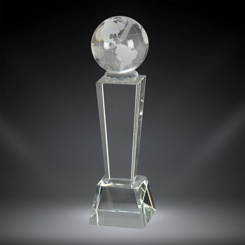 Galaxy Globe Crystal Award - AndersonTrophy.com