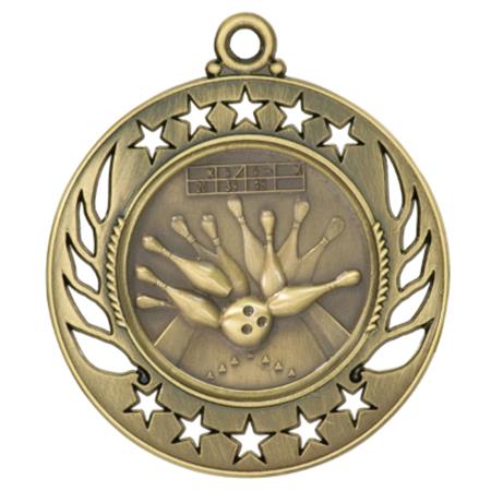 GM1 Bowling Themed Medal - AndersonTrophy.com