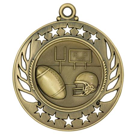GM1 Football Themed Medal - AndersonTrophy.com