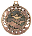 GM1 Lamp of Knowledge Themed Medal - AndersonTrophy.com