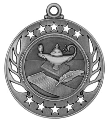 GM1 Lamp of Knowledge Themed Medal - AndersonTrophy.com