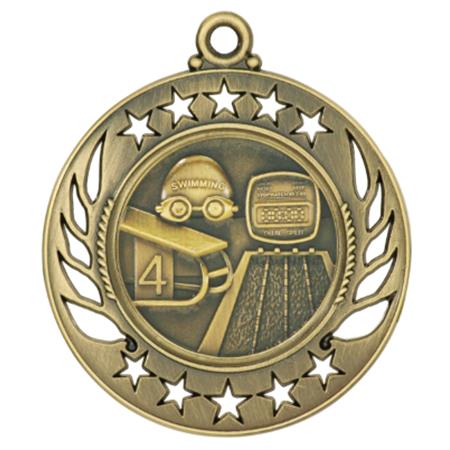 GM1 Swim Themed Medal - AndersonTrophy.com