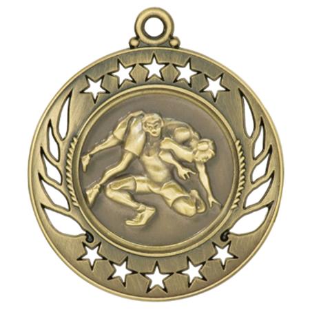 GM1 Wrestling Themed Medal - AndersonTrophy.com