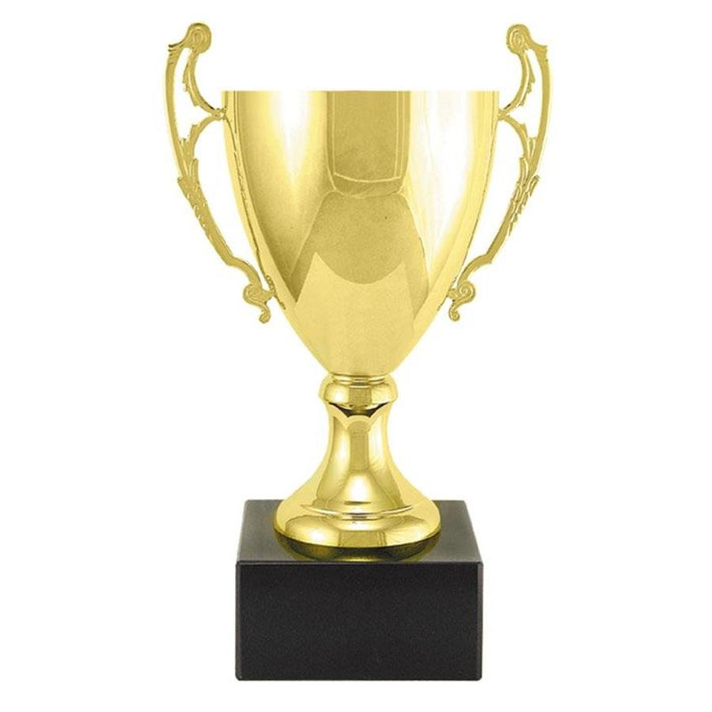 Gold Champion Trophy Cup on Black Marble Base - AndersonTrophy.com