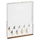 Gold Diamond Mirage Series Acrylic Award - AndersonTrophy.com