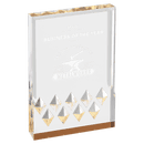 Gold Diamond Mirage Series Acrylic Award - AndersonTrophy.com