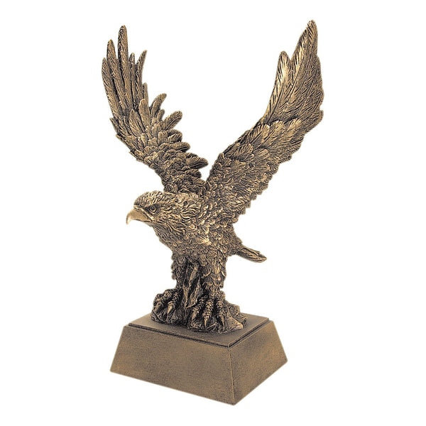 Gold Eagle Wing Resin -12" - AndersonTrophy.com