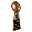 Gold Football Tower Resin - AndersonTrophy.com