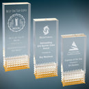Gold Tribute Series Acrylic Award - AndersonTrophy.com