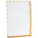 Gold Wave Edge Series Acrylic Award - AndersonTrophy.com