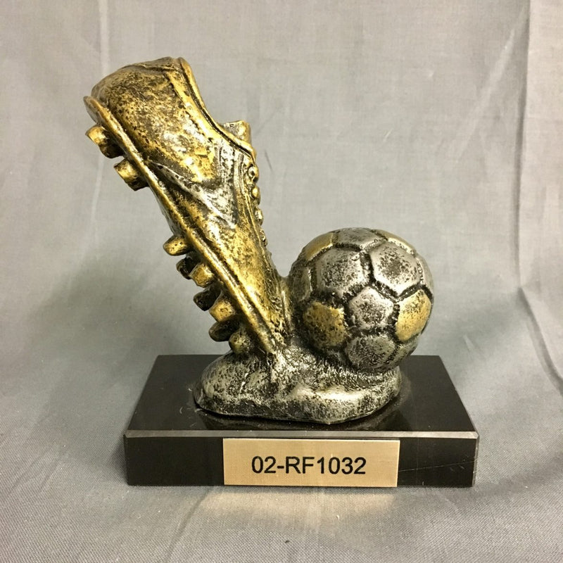 Golden Shoe Soccer Resin - AndersonTrophy.com
