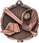 Grand Wreath Series Baseball Medals - AndersonTrophy.com