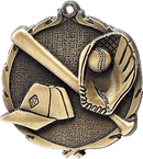 Grand Wreath Series Baseball Medals - AndersonTrophy.com