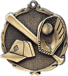 Grand Wreath Series Baseball Medals - AndersonTrophy.com