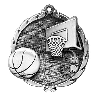 Grand Wreath Series Basketball Medals - AndersonTrophy.com