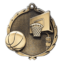 Grand Wreath Series Basketball Medals - AndersonTrophy.com