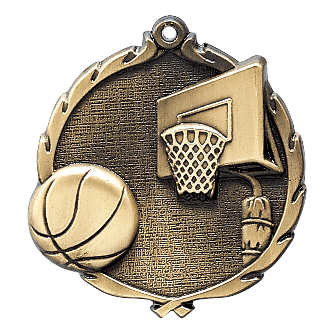 Grand Wreath Series Basketball Medals - AndersonTrophy.com