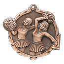 Grand Wreath Series Cheer Themed Medals - AndersonTrophy.com