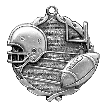 Grand Wreath Series Football Medals - AndersonTrophy.com