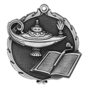 Grand Wreath Series Lamp of Knowledge Medals - AndersonTrophy.com