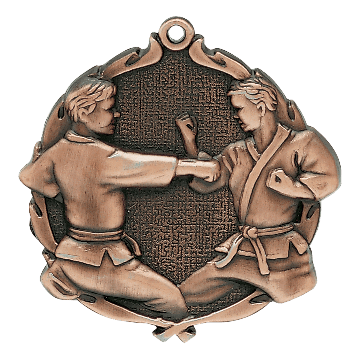 Grand Wreath Series Martial Arts Medals - AndersonTrophy.com