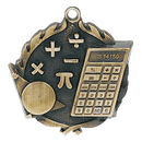 Grand Wreath Series Math Themed Medals - AndersonTrophy.com