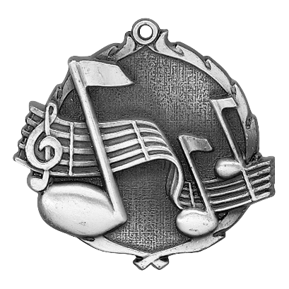 Grand Wreath Series Music Themed Medals - AndersonTrophy.com