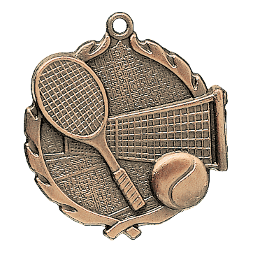 Grand Wreath Series Tennis Themed Medals - AndersonTrophy.com