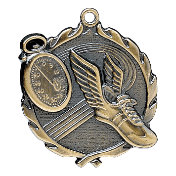 Grand Wreath Series Track Themed Medals - AndersonTrophy.com