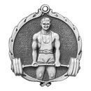Grand Wreath Series Weightlifting Medals - AndersonTrophy.com