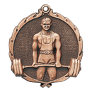 Grand Wreath Series Weightlifting Medals - AndersonTrophy.com