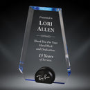 Halo Pinnacle Acrylic Award - Blue - AndersonTrophy.com