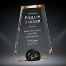 Halo Pinnacle Acrylic Award - Gold - AndersonTrophy.com