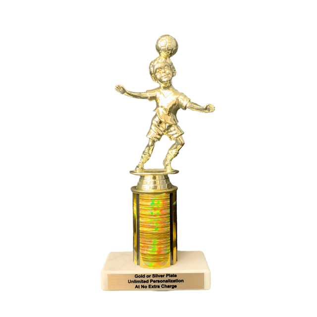 Header Soccer Column Trophy - Series 006920 - AndersonTrophy.com