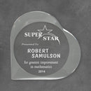 Heart Acrylic Corporate Award - Clear - AndersonTrophy.com