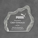 Iceberg Acrylic Corporate Award - Clear - AndersonTrophy.com