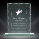 Jade Keystone Glass Award - AndersonTrophy.com
