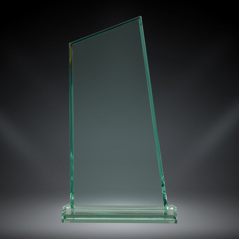 Jade Pinnacle Glass Award - AndersonTrophy.com