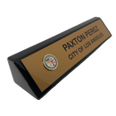 LA City Name Wedge - Black Piano Finish - AndersonTrophy.com