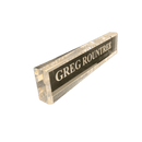 Laser Engraved Acrylic Name Wedge - 10" - AndersonTrophy.com